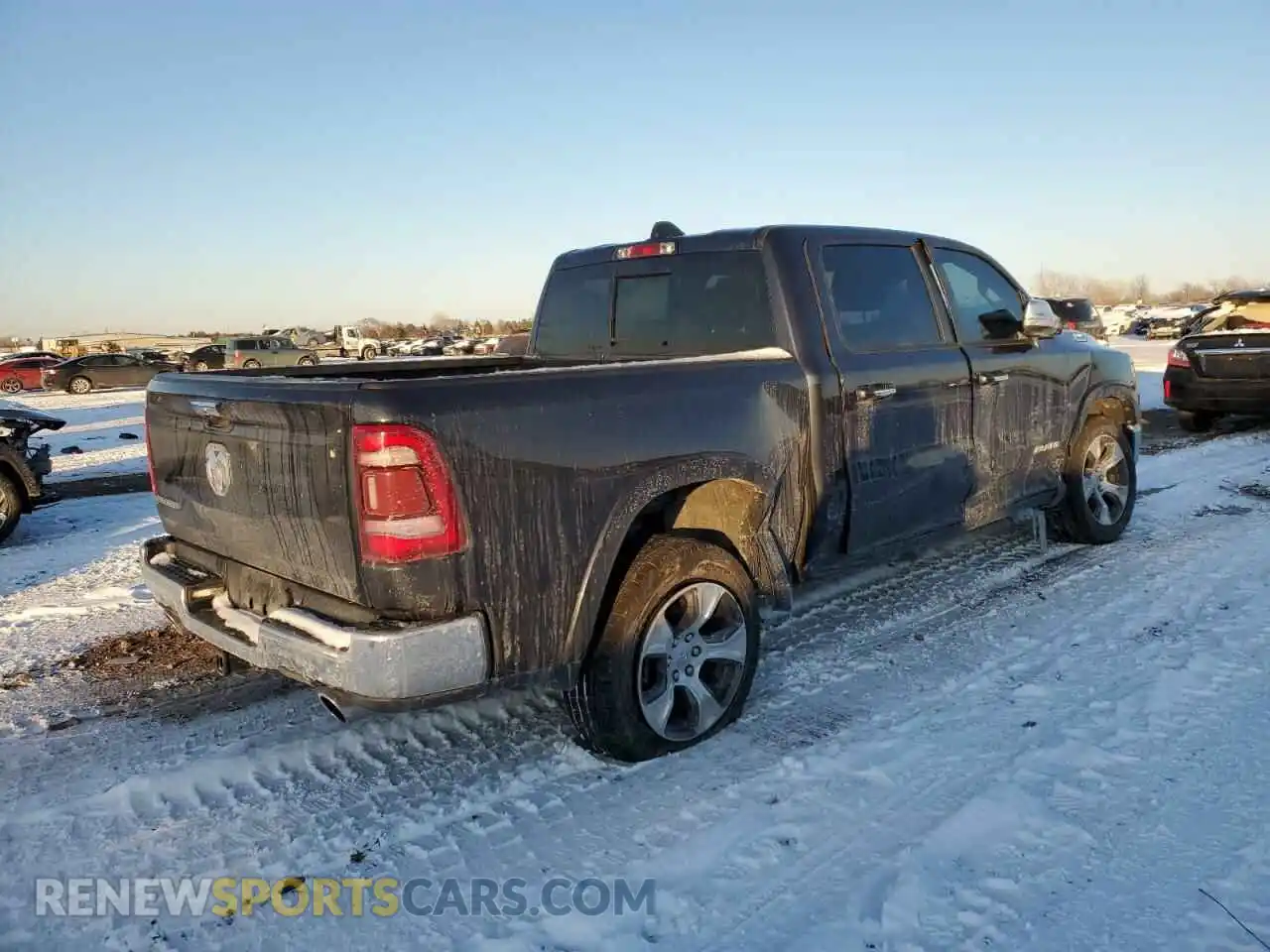 3 Photograph of a damaged car 1C6RREJT8MN750457 RAM 1500 2021