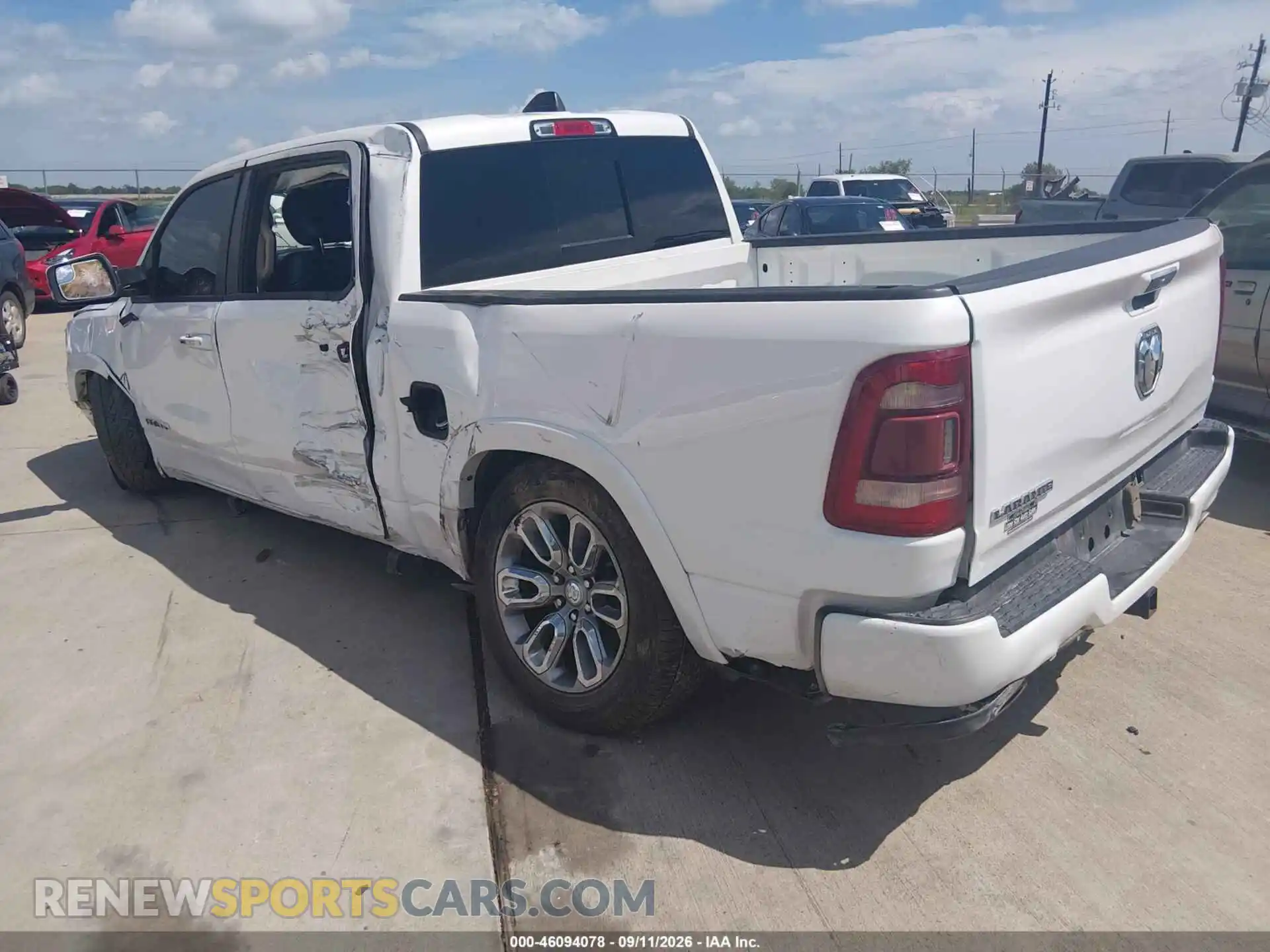 3 Photograph of a damaged car 1C6RREJT8MN769106 RAM 1500 2021