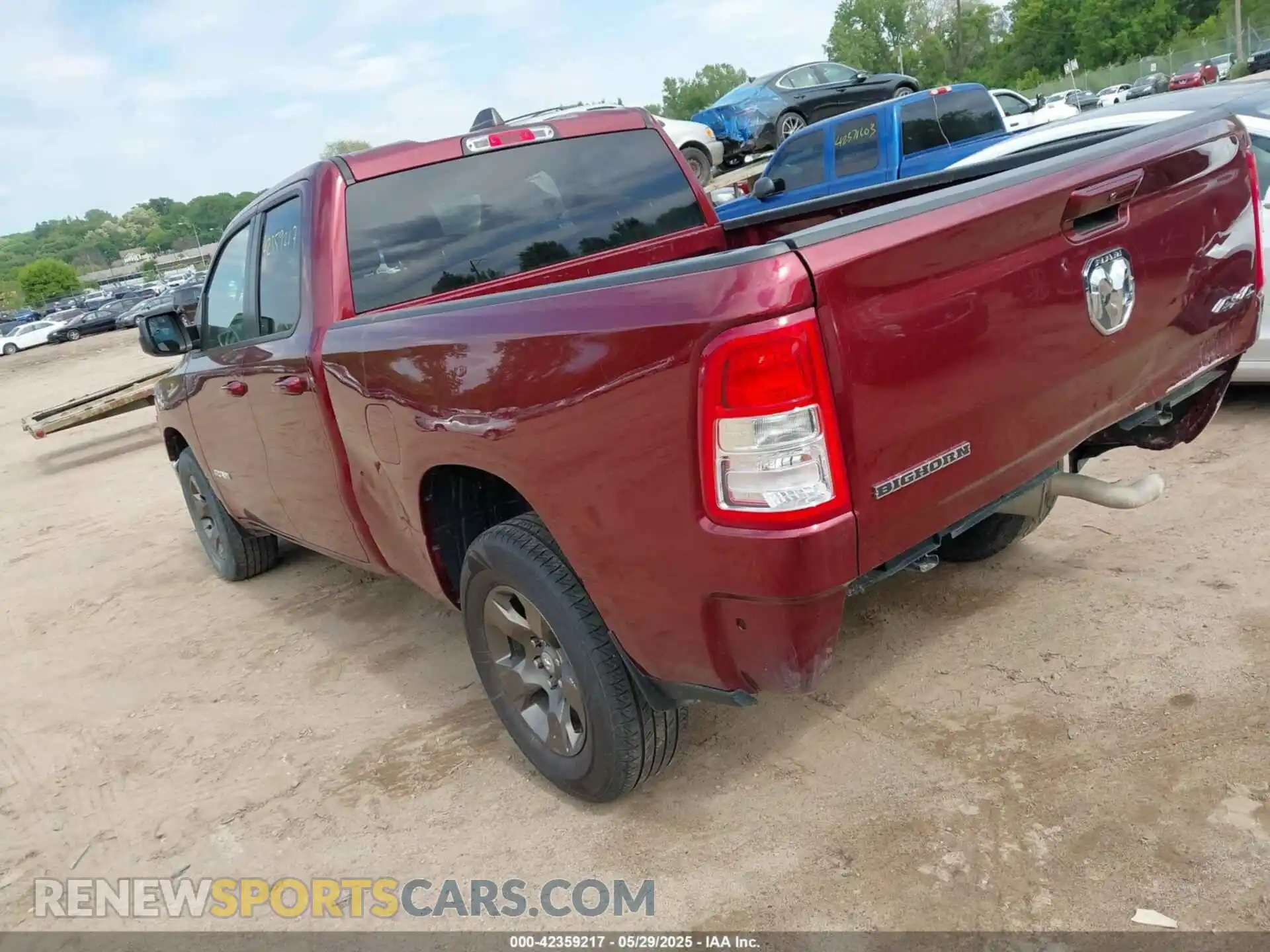 3 Photograph of a damaged car 1C6RRFBG0MN697843 RAM 1500 2021