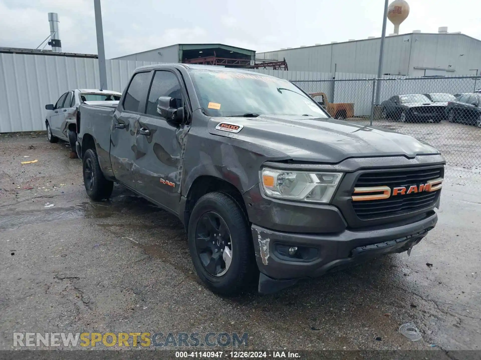 1 Photograph of a damaged car 1C6RRFBG4MN732254 RAM 1500 2021