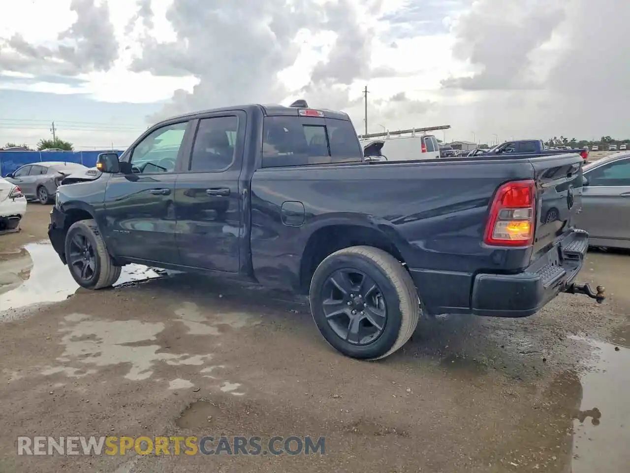2 Photograph of a damaged car 1C6RRFBG8MN606172 RAM 1500 2021
