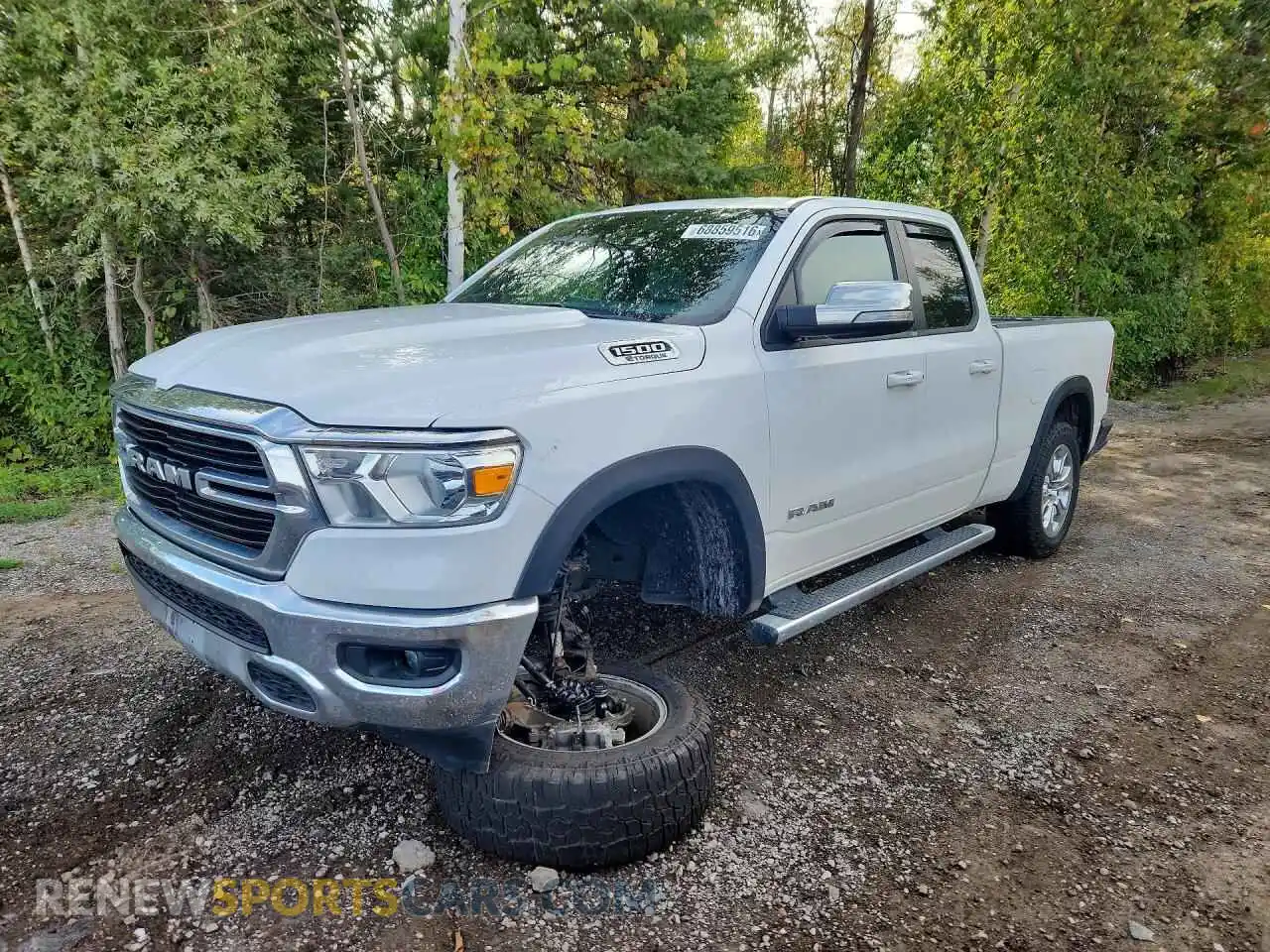 1 Photograph of a damaged car 1C6RRFBG9MN665313 RAM 1500 2021