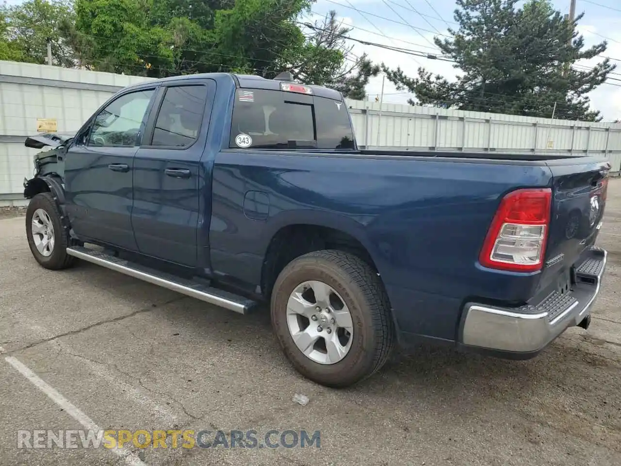 2 Photograph of a damaged car 1C6RRFBGXMN607744 RAM 1500 2021