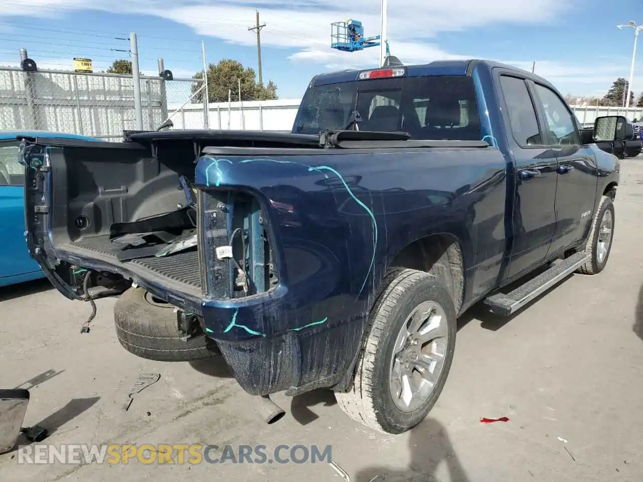 3 Photograph of a damaged car 1C6RRFBGXMN834819 RAM 1500 2021