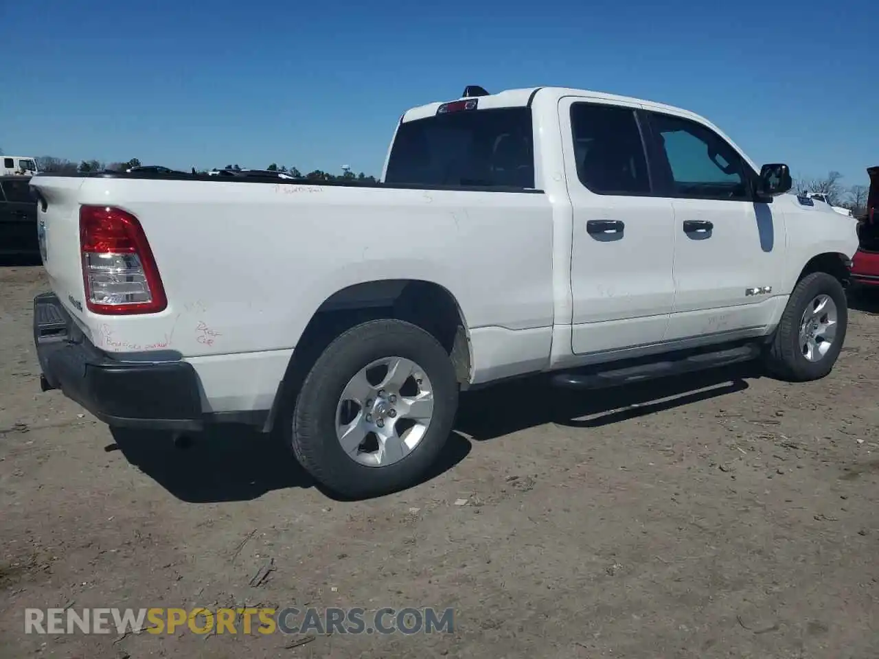 3 Photograph of a damaged car 1C6RRFCG1MN737877 RAM 1500 2021