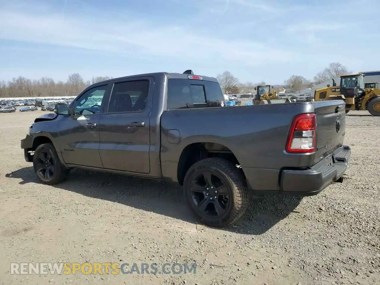 2 Photograph of a damaged car 1C6RRFFG0MN578989 RAM 1500 2021