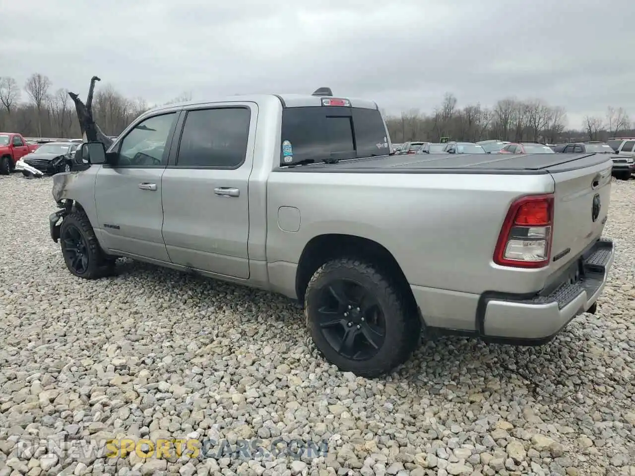 2 Photograph of a damaged car 1C6RRFFG2MN813795 RAM 1500 2021