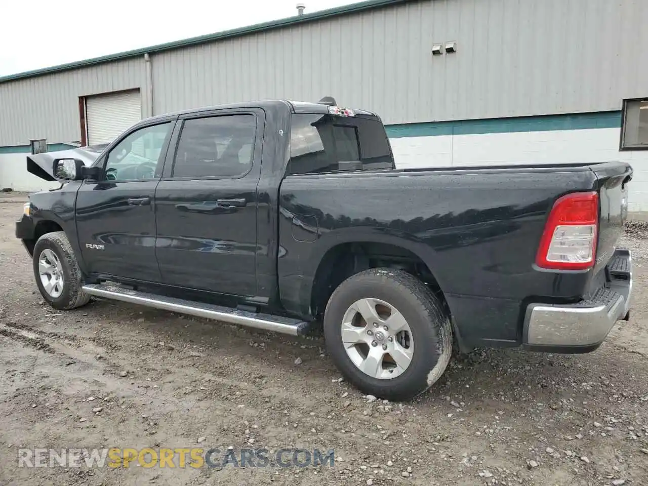 2 Photograph of a damaged car 1C6RRFFG4MN616434 RAM 1500 2021
