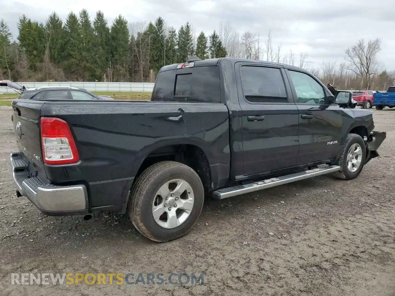 3 Photograph of a damaged car 1C6RRFFG4MN616434 RAM 1500 2021
