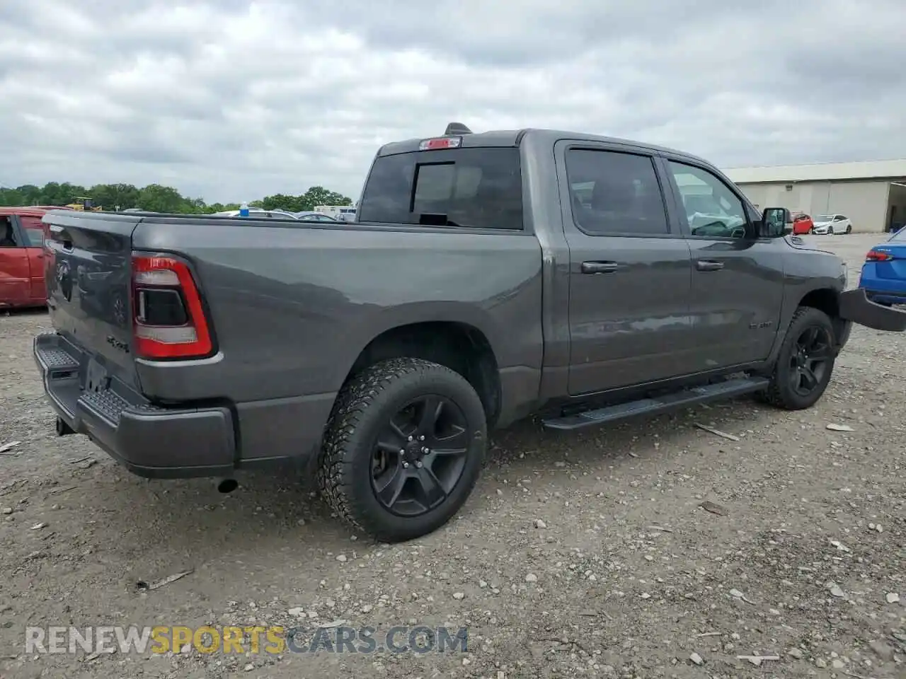 3 Photograph of a damaged car 1C6RRFFG7MN619330 RAM 1500 2021