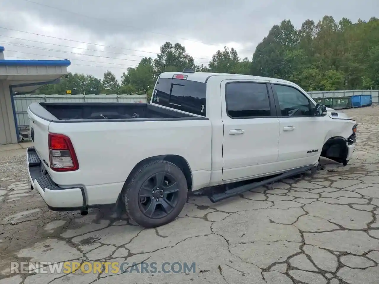 3 Photograph of a damaged car 1C6RRFFG8MN620034 RAM 1500 2021