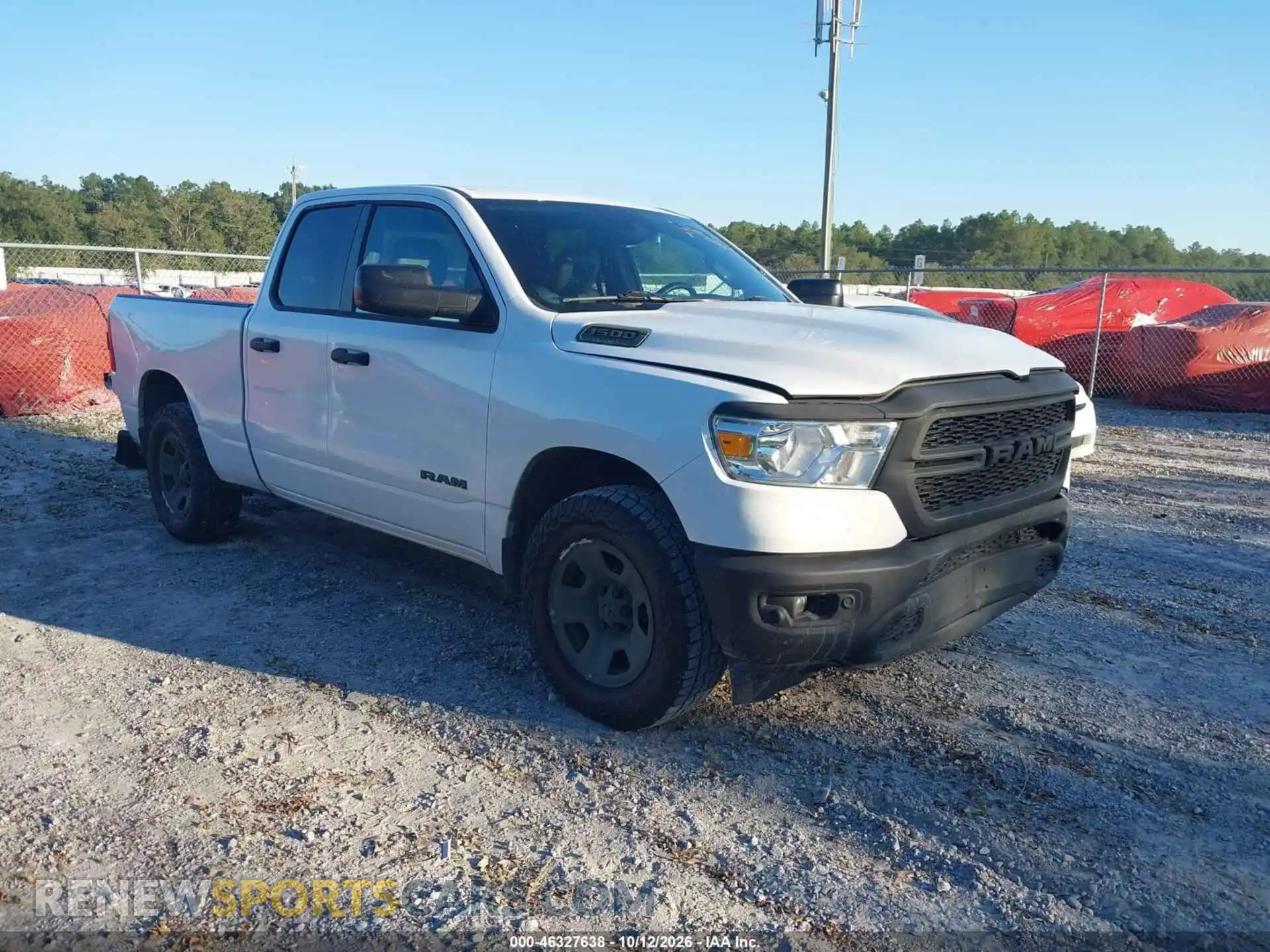 1 Photograph of a damaged car 1C6SRECG2MN660349 RAM 1500 2021