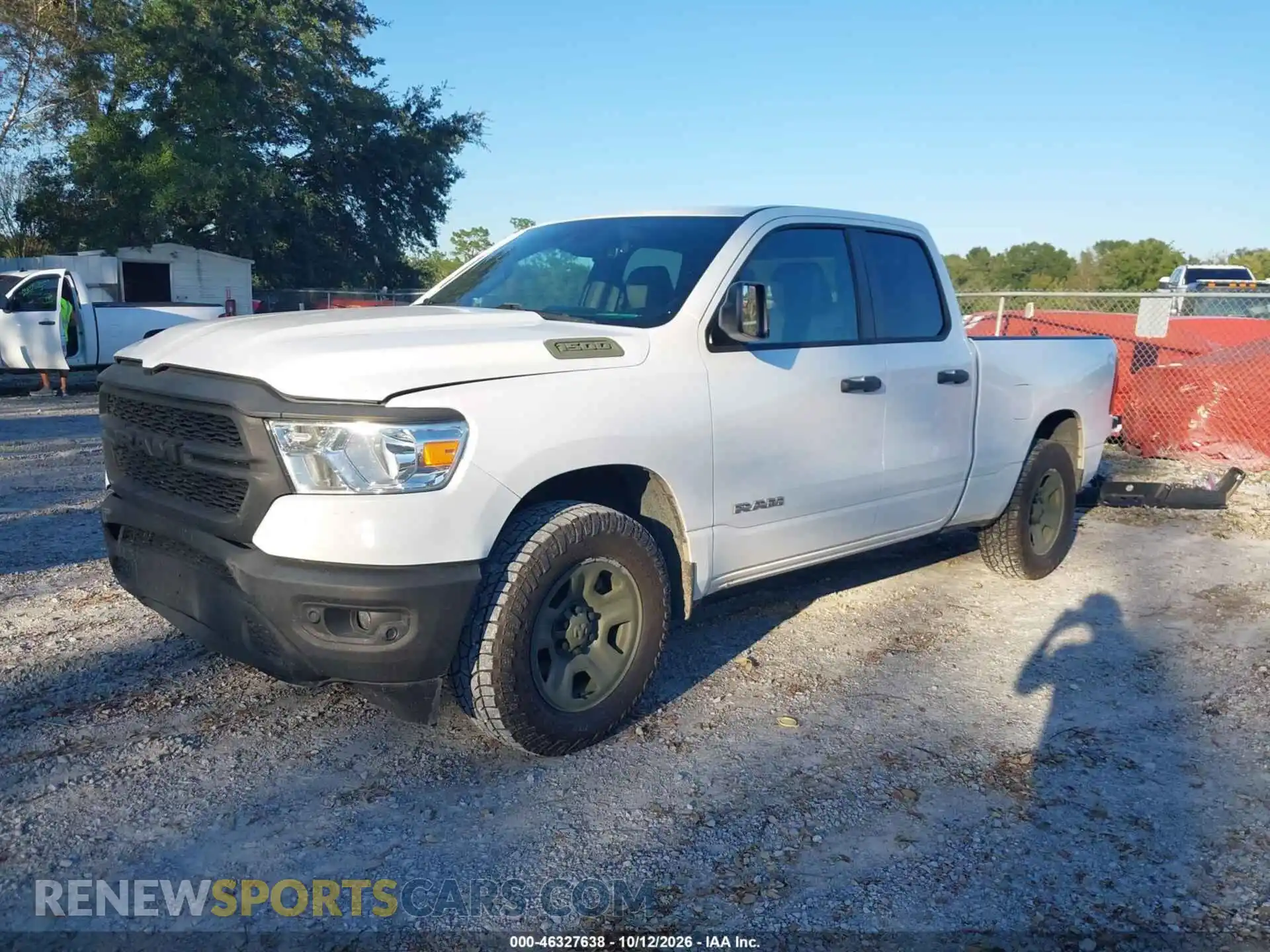 2 Photograph of a damaged car 1C6SRECG2MN660349 RAM 1500 2021