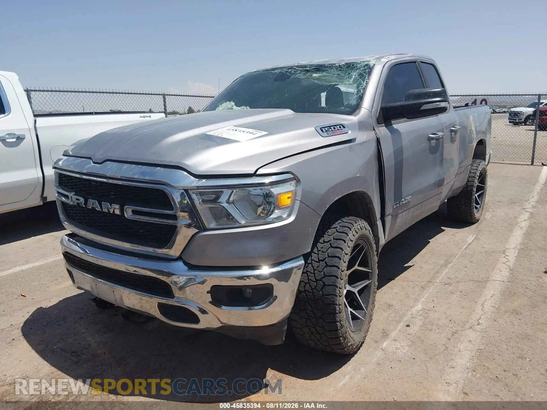 2 Photograph of a damaged car 1C6SRFBM0MN833296 RAM 1500 2021