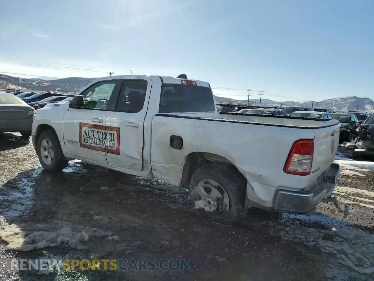 2 Photograph of a damaged car 1C6SRFBT0MN803951 RAM 1500 2021