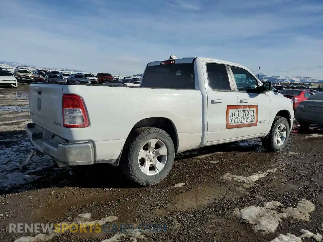 3 Photograph of a damaged car 1C6SRFBT0MN803951 RAM 1500 2021