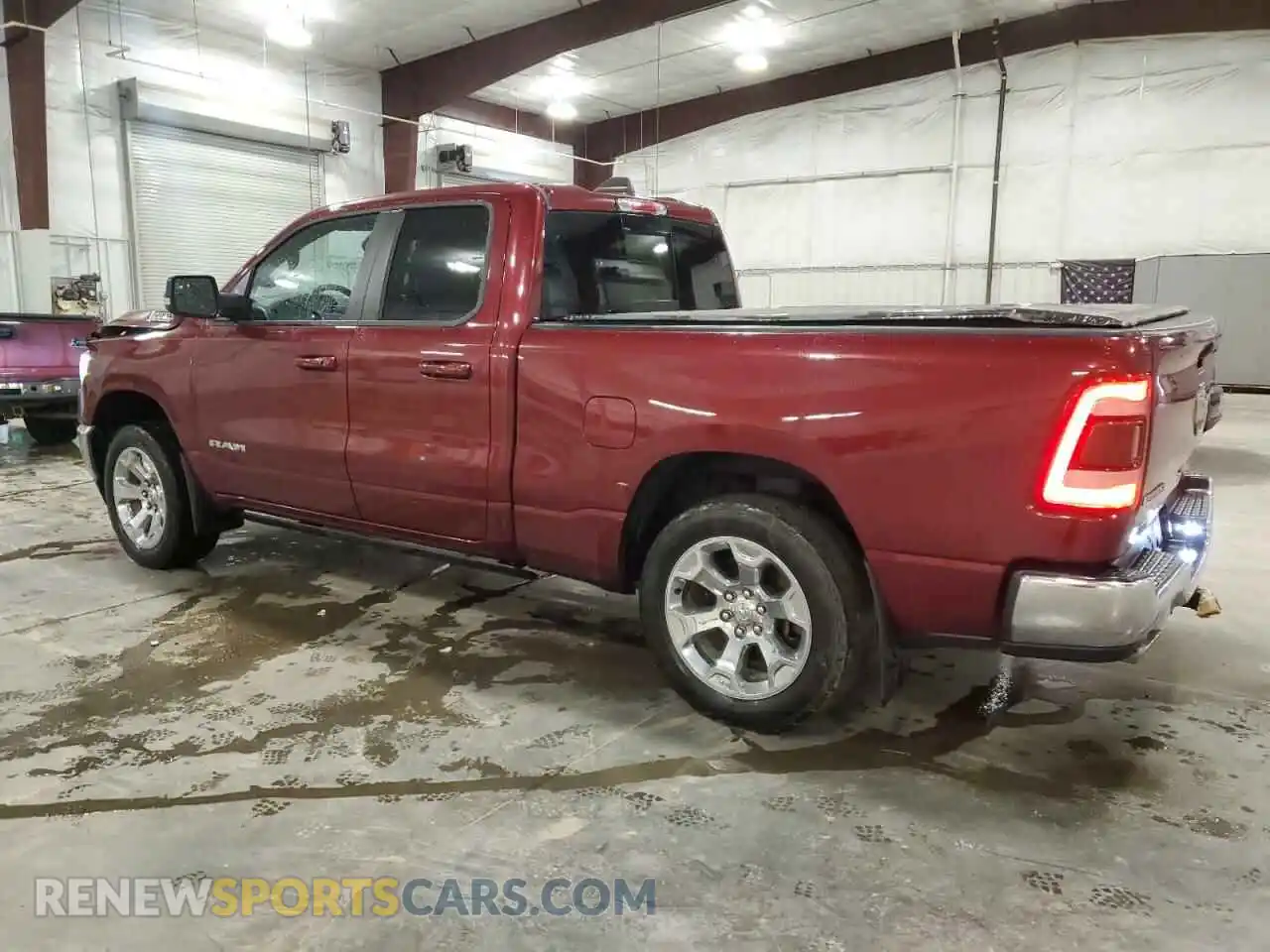 2 Photograph of a damaged car 1C6SRFBT2MN617506 RAM 1500 2021