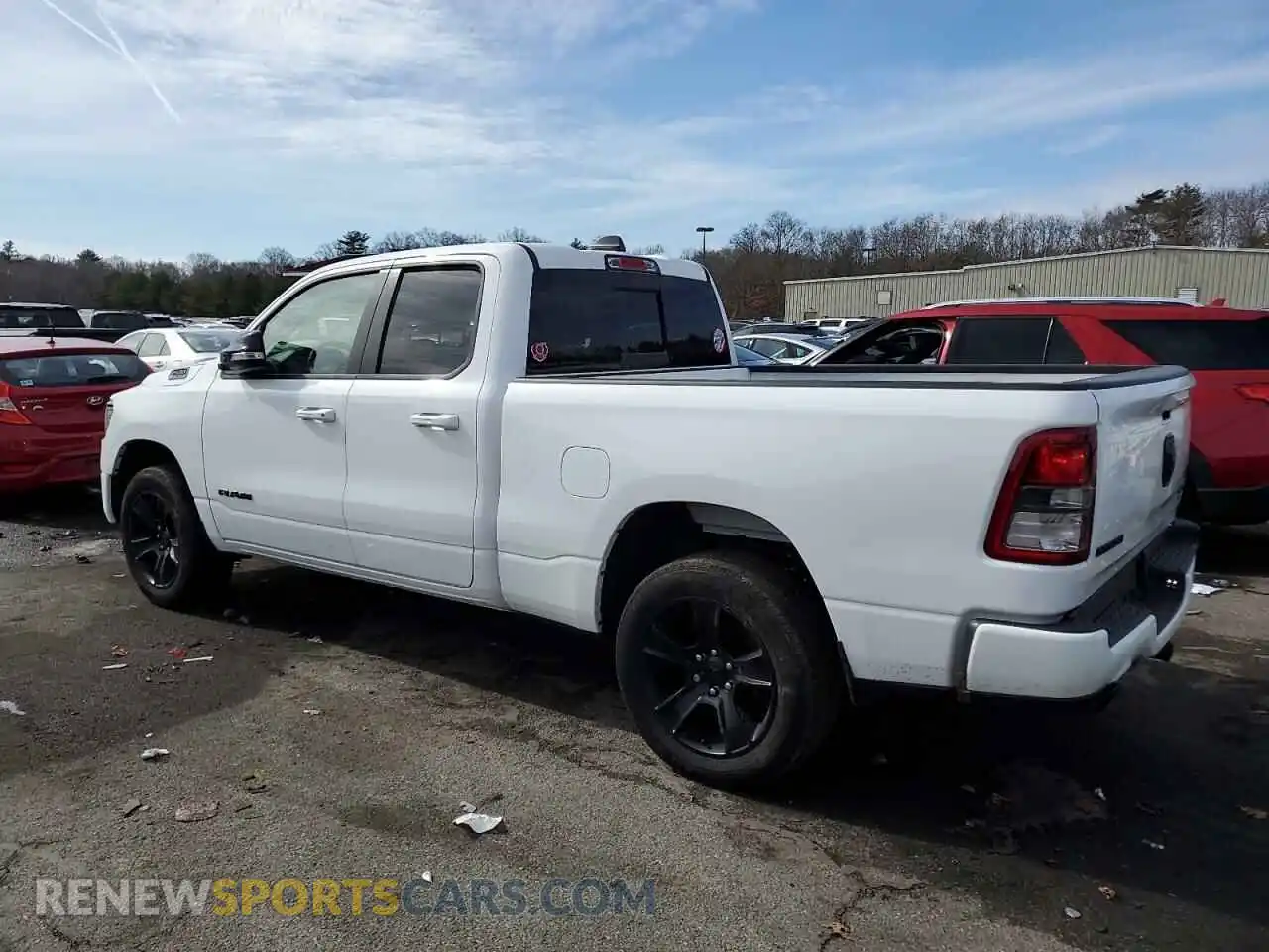 2 Photograph of a damaged car 1C6SRFBT2MN781340 RAM 1500 2021