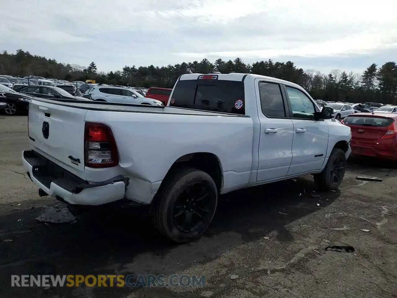 3 Photograph of a damaged car 1C6SRFBT2MN781340 RAM 1500 2021