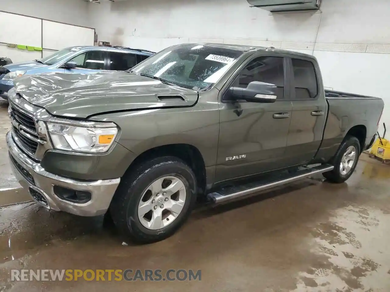 1 Photograph of a damaged car 1C6SRFBT3MN696054 RAM 1500 2021