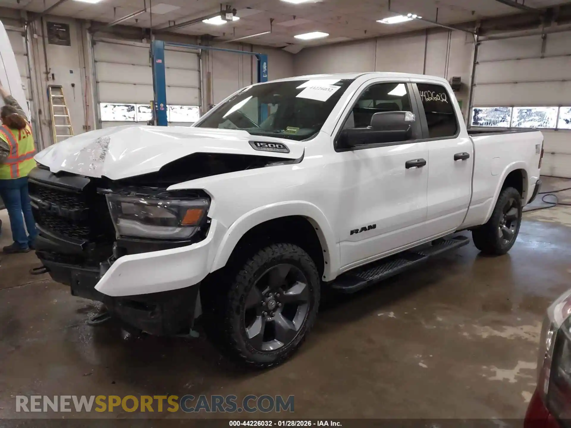 2 Photograph of a damaged car 1C6SRFBT3MN780066 RAM 1500 2021