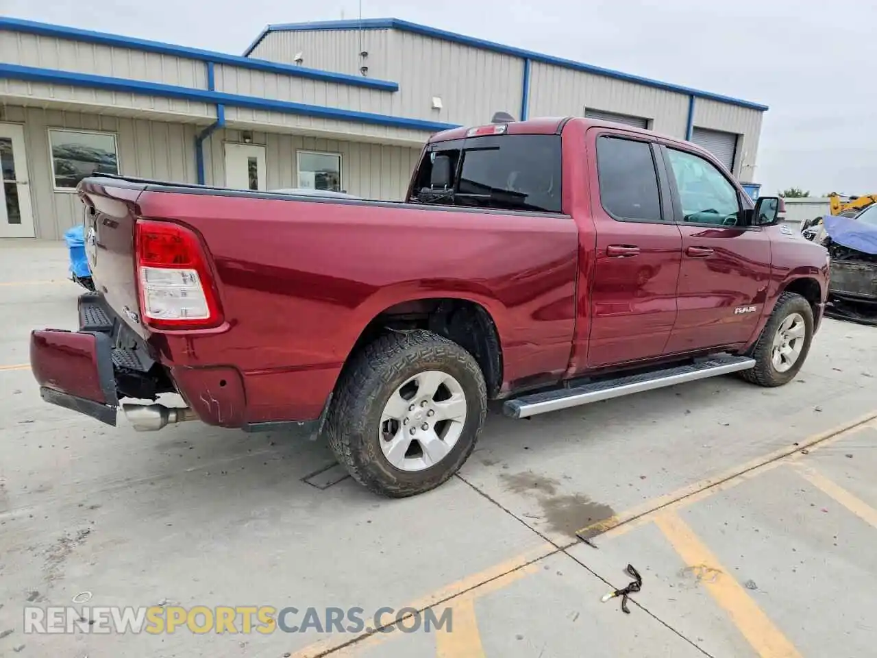 3 Photograph of a damaged car 1C6SRFBT4MN612937 RAM 1500 2021
