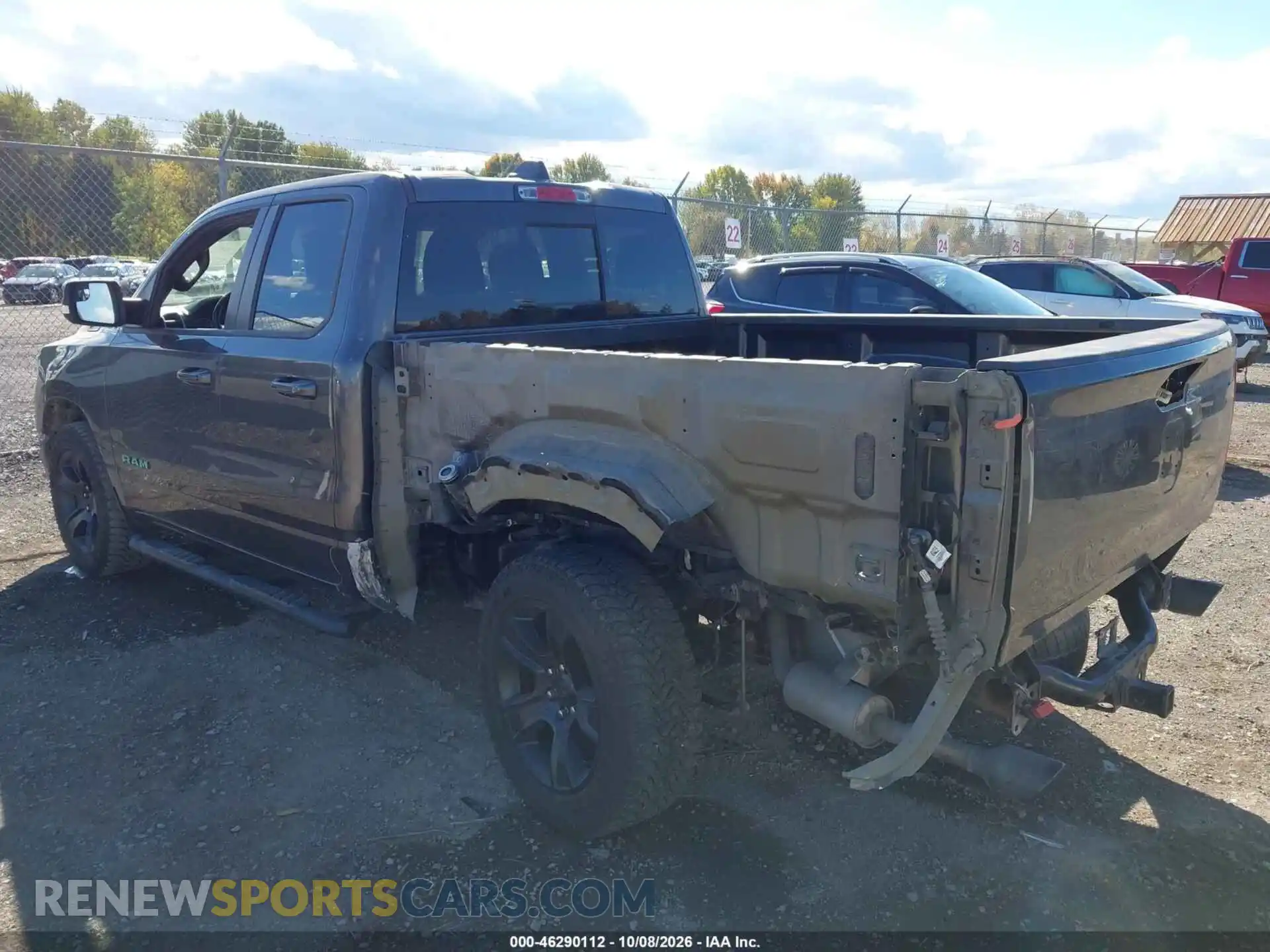 3 Photograph of a damaged car 1C6SRFBT4MN792713 RAM 1500 2021