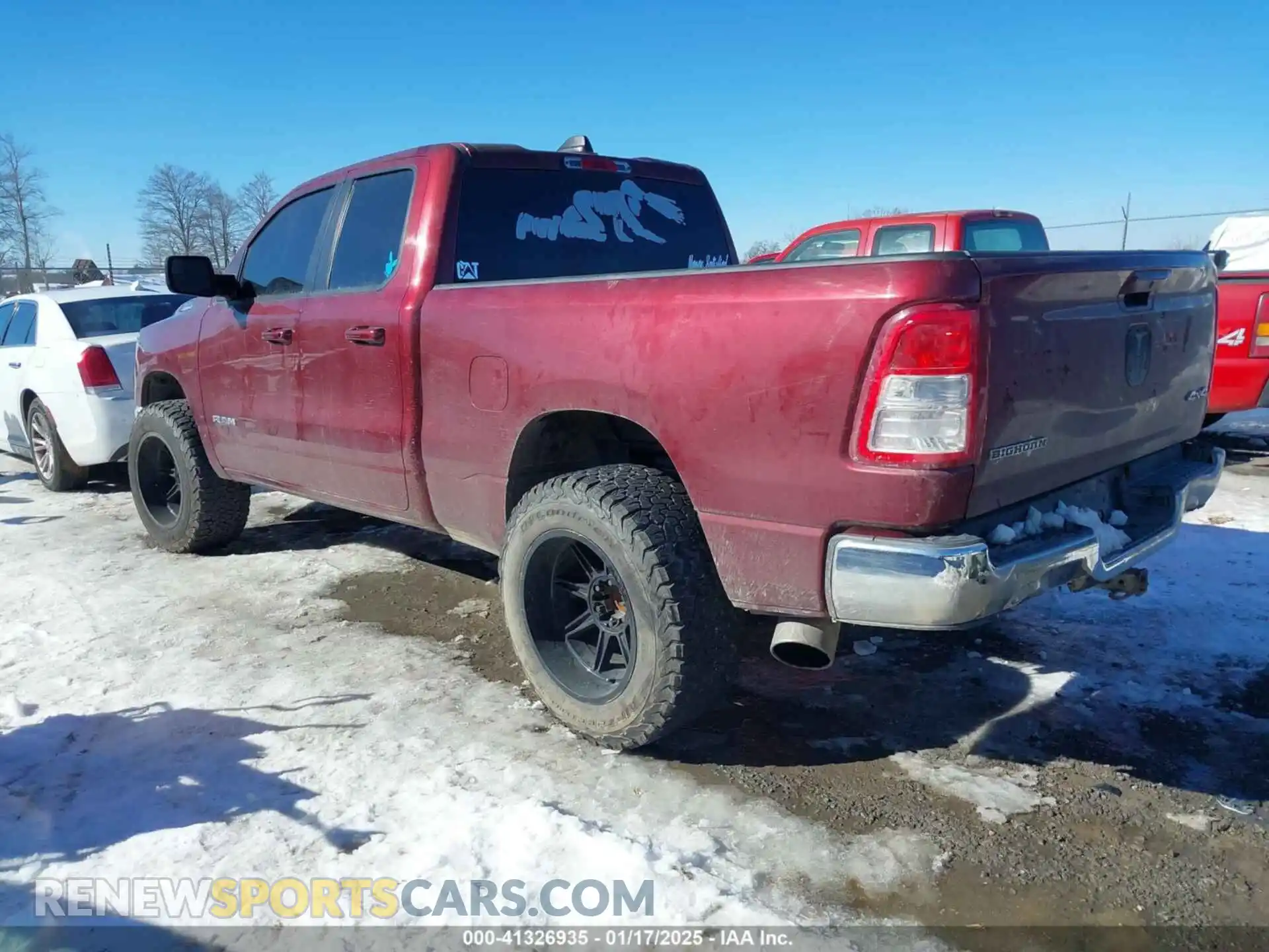 3 Photograph of a damaged car 1C6SRFBT5MN760207 RAM 1500 2021