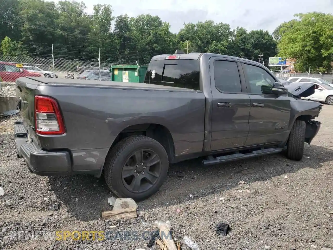 3 Photograph of a damaged car 1C6SRFBT6MN620585 RAM 1500 2021