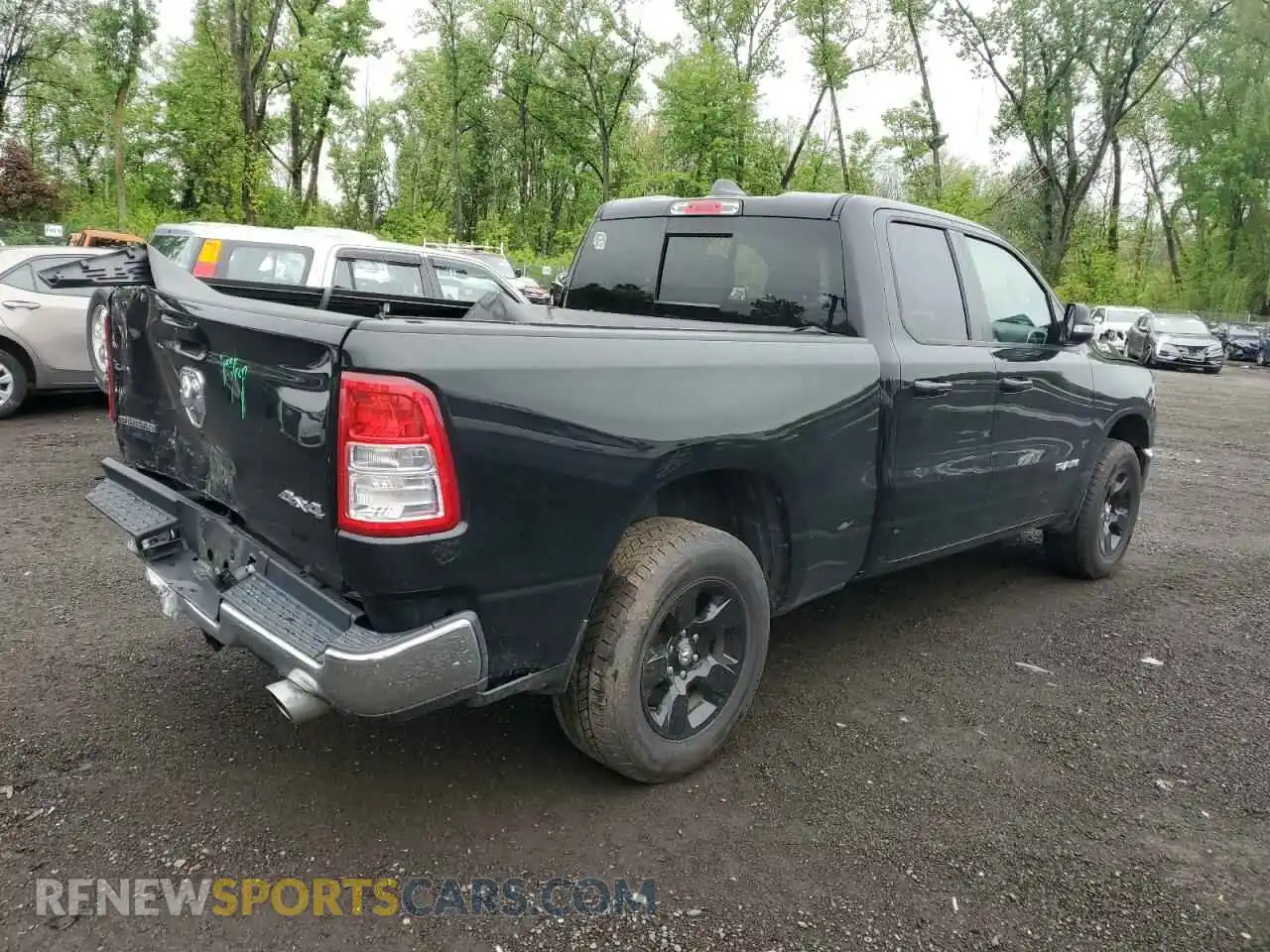 3 Photograph of a damaged car 1C6SRFBT7MN757180 RAM 1500 2021