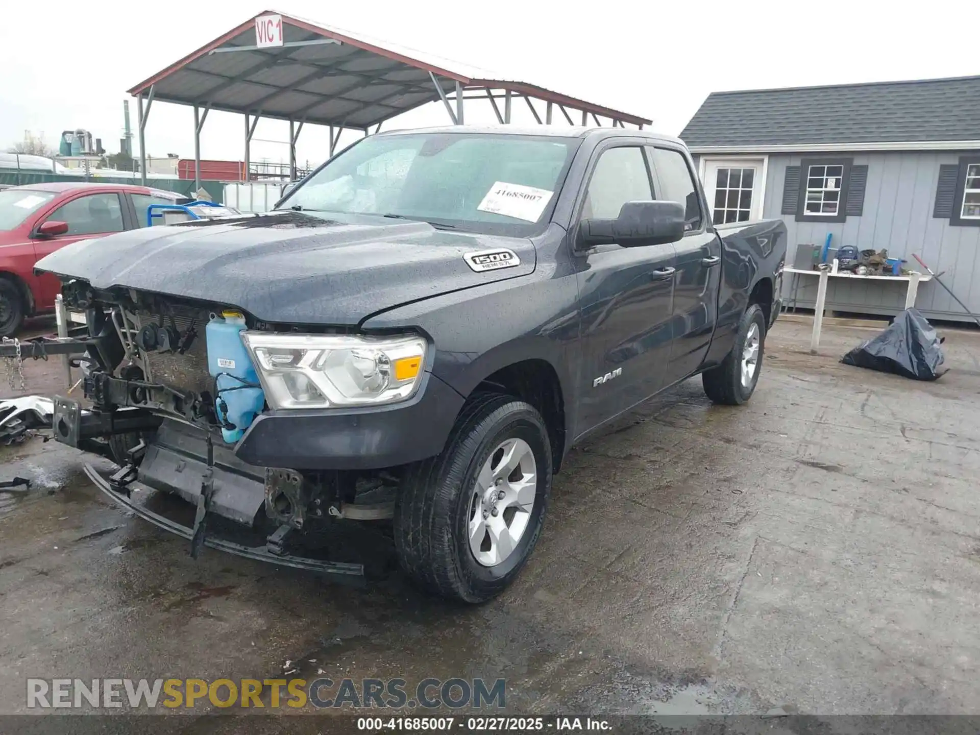2 Photograph of a damaged car 1C6SRFBT9MN559538 RAM 1500 2021