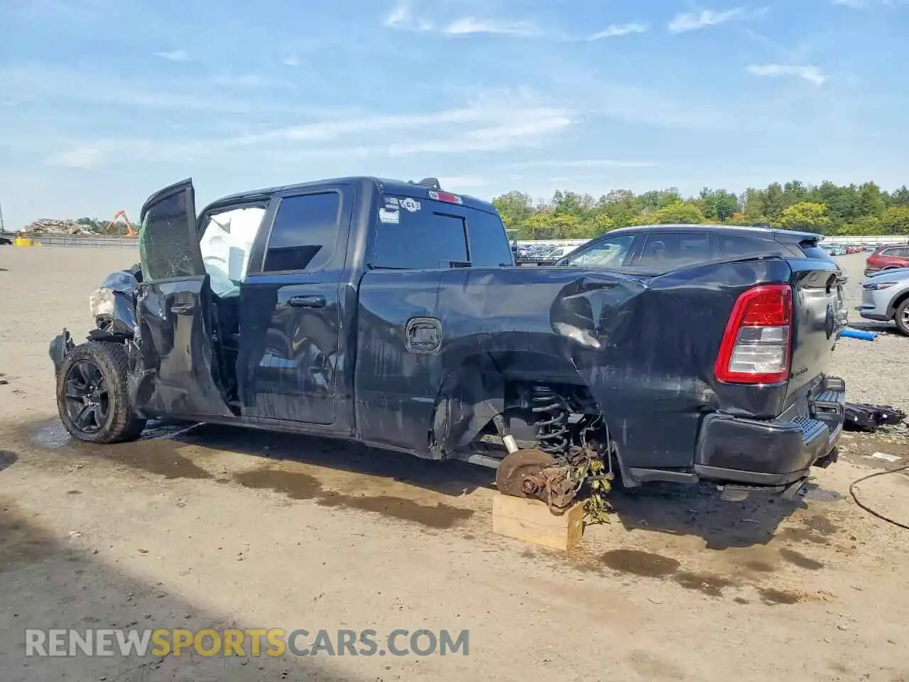 2 Photograph of a damaged car 1C6SRFBT9MN669781 RAM 1500 2021