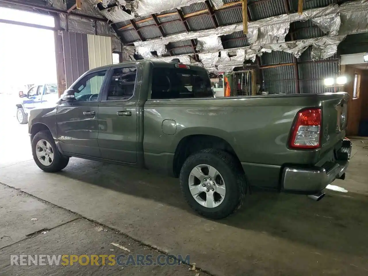 2 Photograph of a damaged car 1C6SRFBT9MN696110 RAM 1500 2021