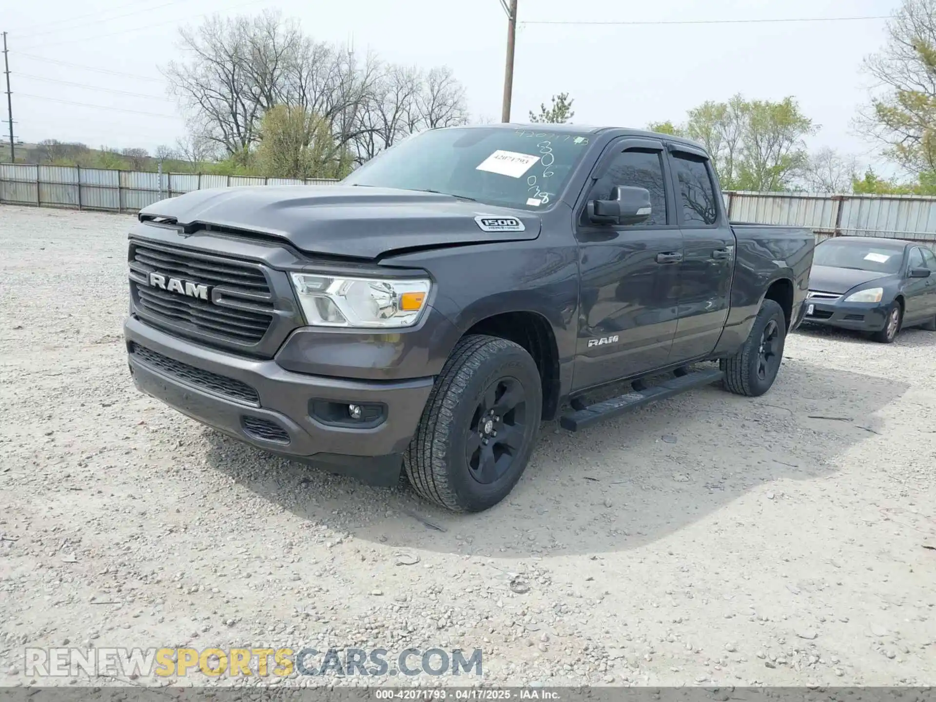 2 Photograph of a damaged car 1C6SRFBT9MN806038 RAM 1500 2021