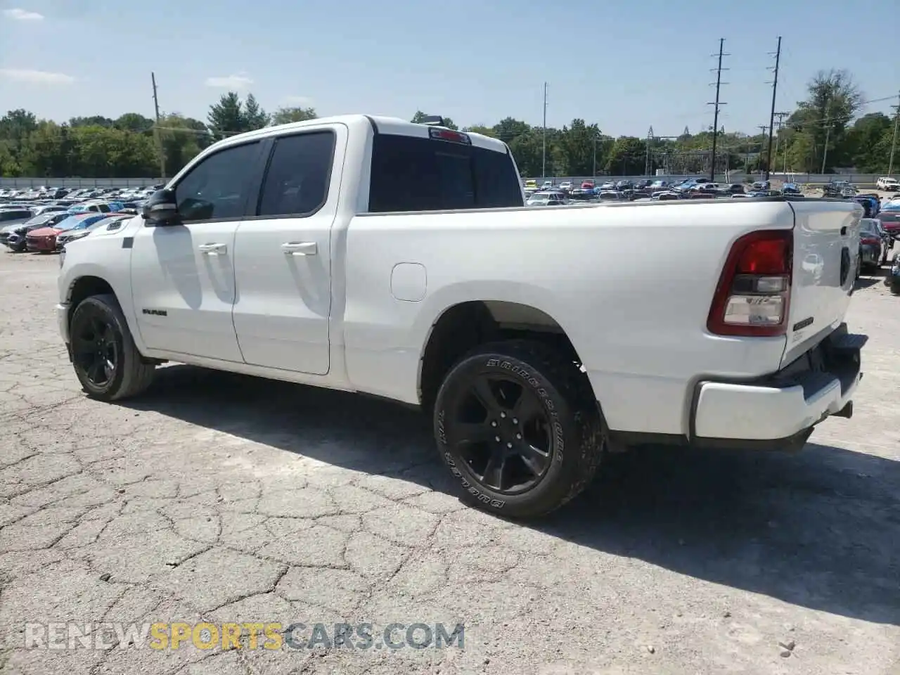 2 Photograph of a damaged car 1C6SRFBTXMN683091 RAM 1500 2021