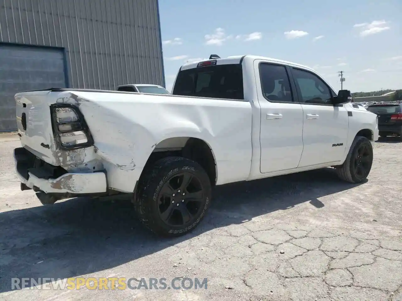 3 Photograph of a damaged car 1C6SRFBTXMN683091 RAM 1500 2021