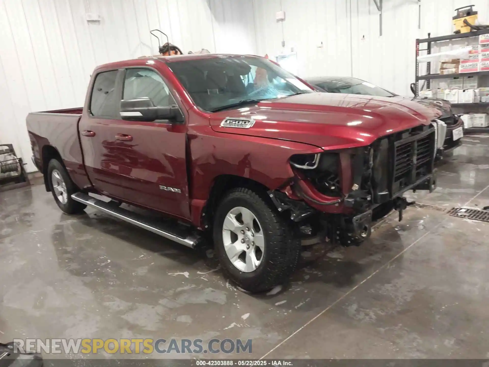 1 Photograph of a damaged car 1C6SRFBTXMN732628 RAM 1500 2021