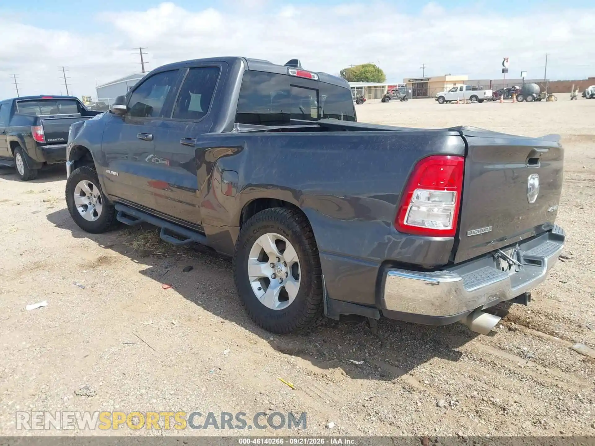 3 Photograph of a damaged car 1C6SRFBTXMN762213 RAM 1500 2021