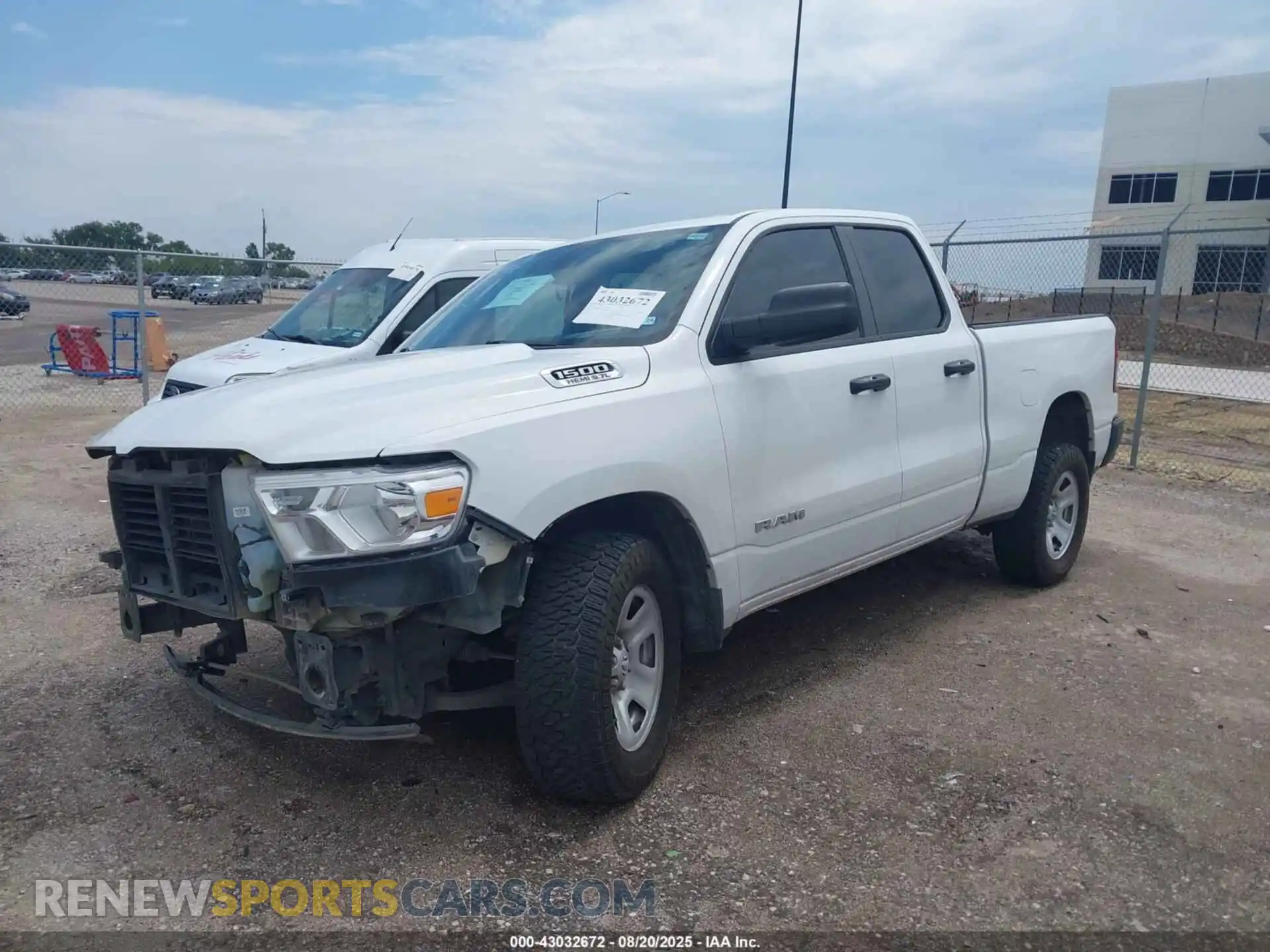 2 Photograph of a damaged car 1C6SRFCTXMN515952 RAM 1500 2021