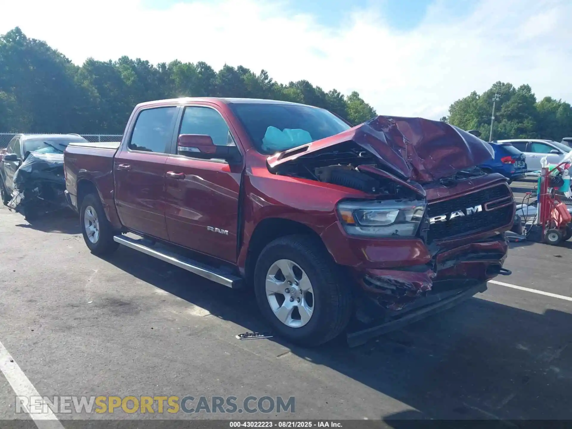 1 fotografías del automóvil dañado 1C6SRFFM3MN613371 RAM 1500 2021