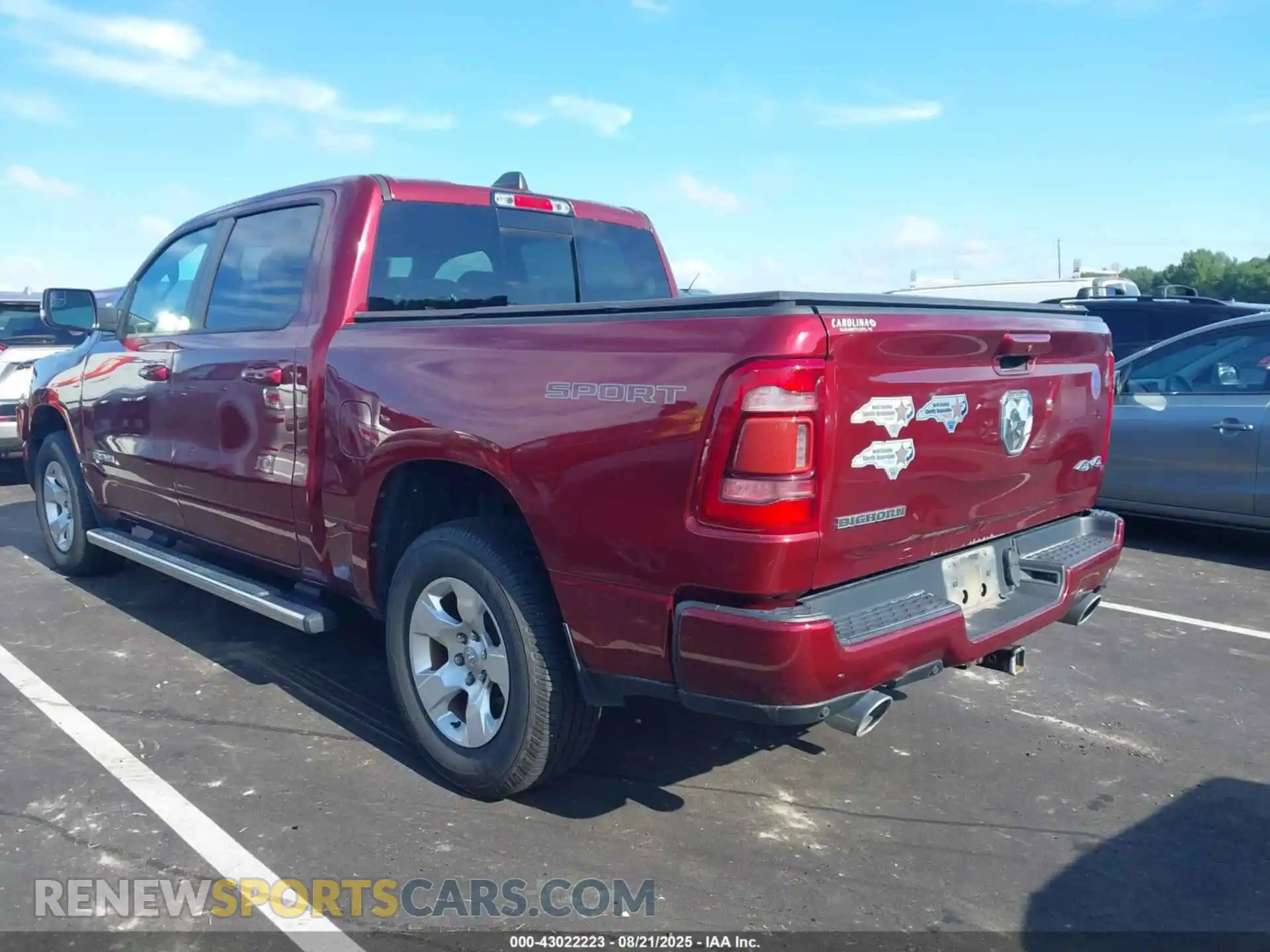 3 fotografías del automóvil dañado 1C6SRFFM3MN613371 RAM 1500 2021