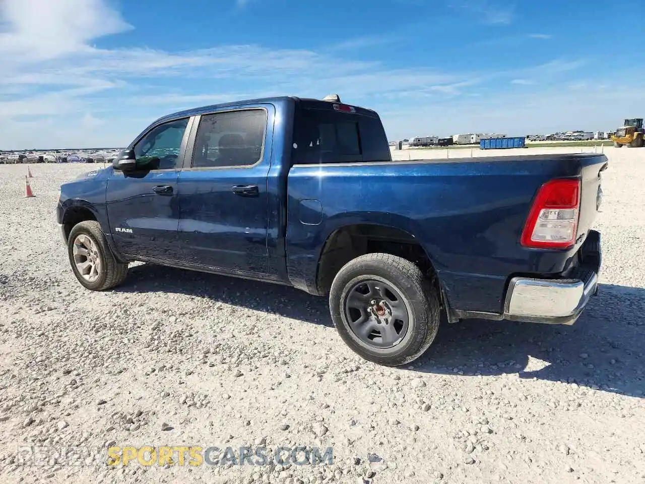 2 Photograph of a damaged car 1C6SRFFM7MN563459 RAM 1500 2021
