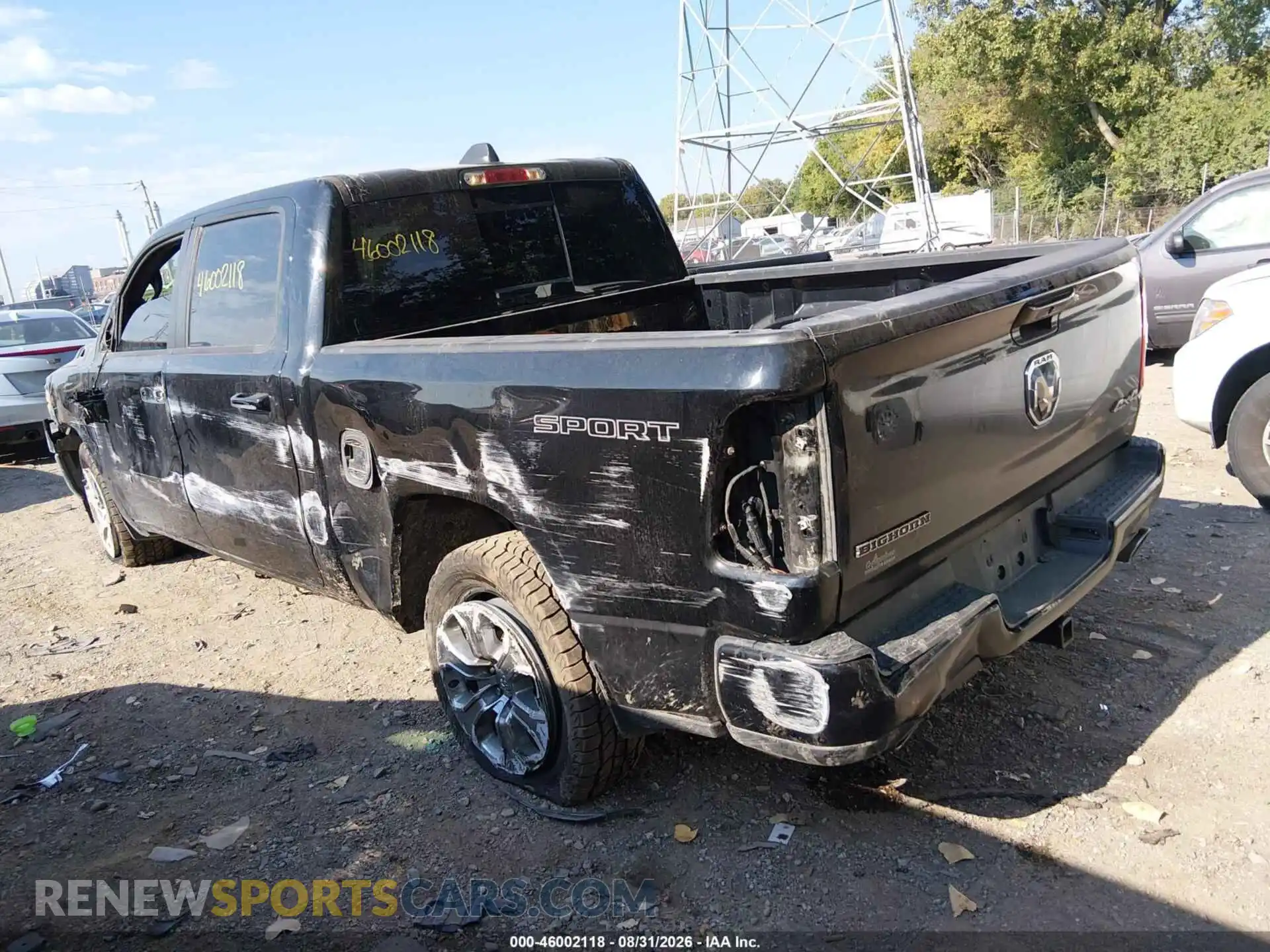 3 Photograph of a damaged car 1C6SRFFMXMN726833 RAM 1500 2021
