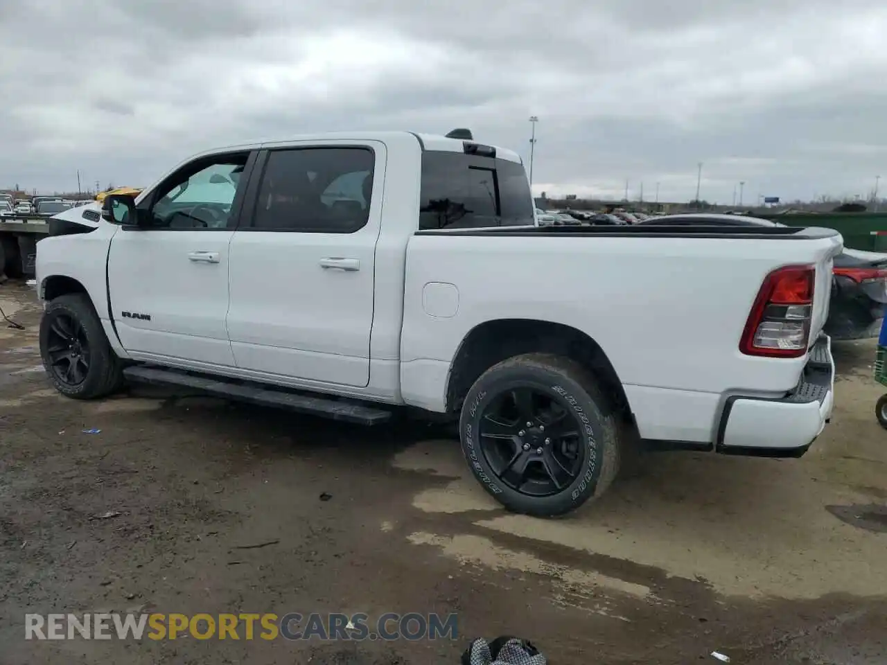 2 Photograph of a damaged car 1C6SRFFT0MN508939 RAM 1500 2021
