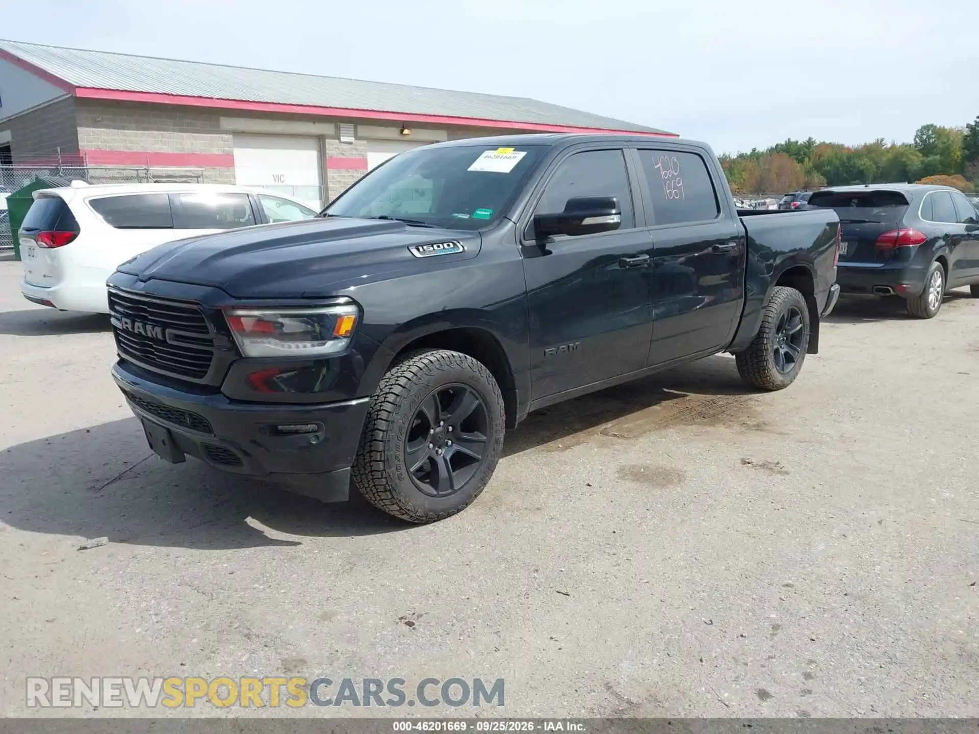 2 Photograph of a damaged car 1C6SRFFT0MN546848 RAM 1500 2021