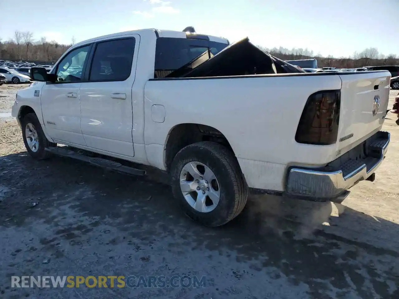 2 Photograph of a damaged car 1C6SRFFT1MN564601 RAM 1500 2021