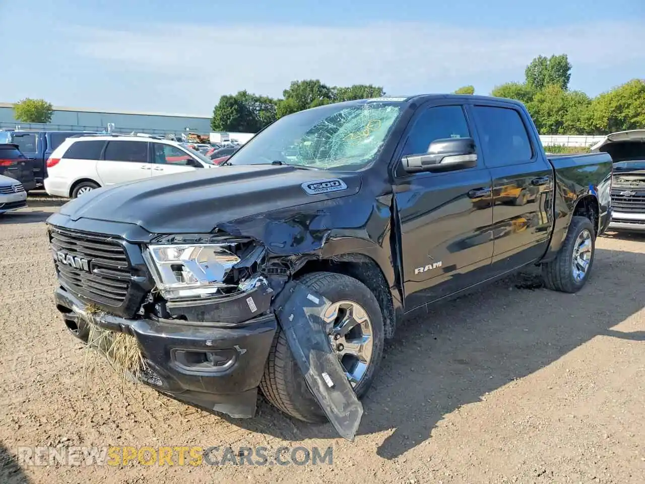 1 fotografías del automóvil dañado 1C6SRFFT1MN792968 RAM 1500 2021