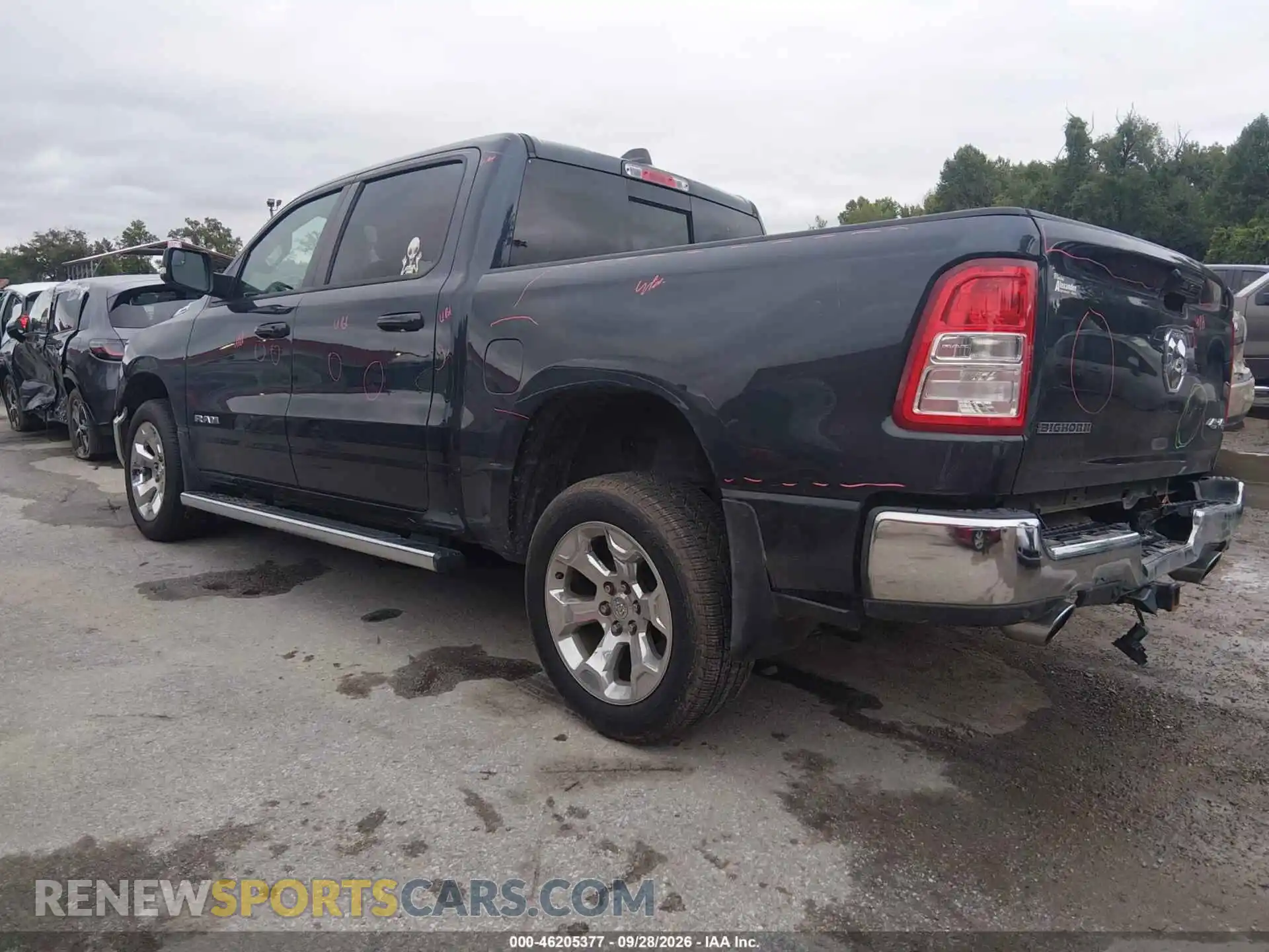 3 Photograph of a damaged car 1C6SRFFT1MN797166 RAM 1500 2021