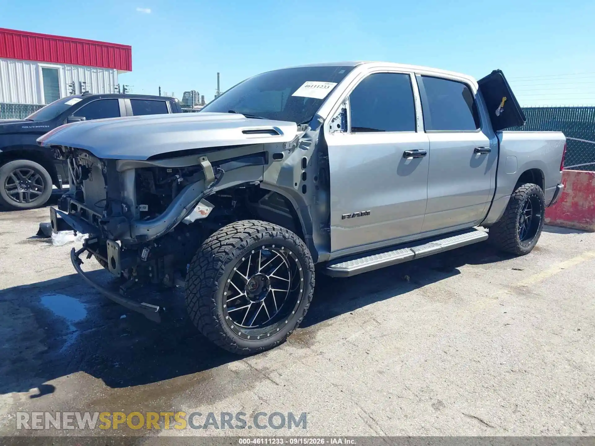 2 Photograph of a damaged car 1C6SRFFT2MN555731 RAM 1500 2021
