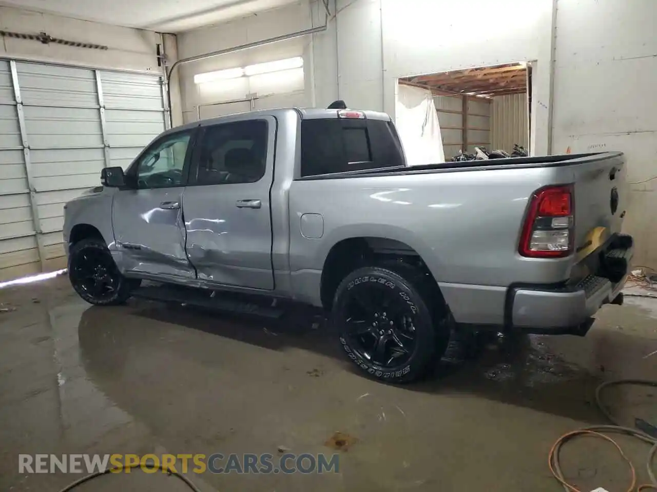 2 Photograph of a damaged car 1C6SRFFT2MN598580 RAM 1500 2021